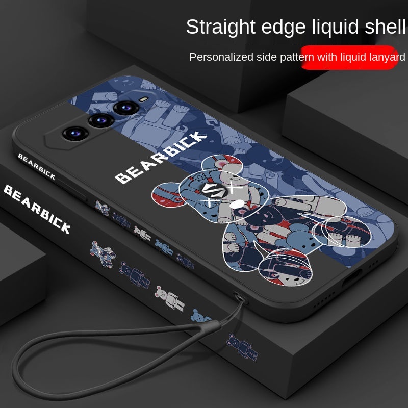 Ốp điện thoại chống rơi họa tiết cá mập màu đen sáng tạo cho millet black shark 4S 4sPro