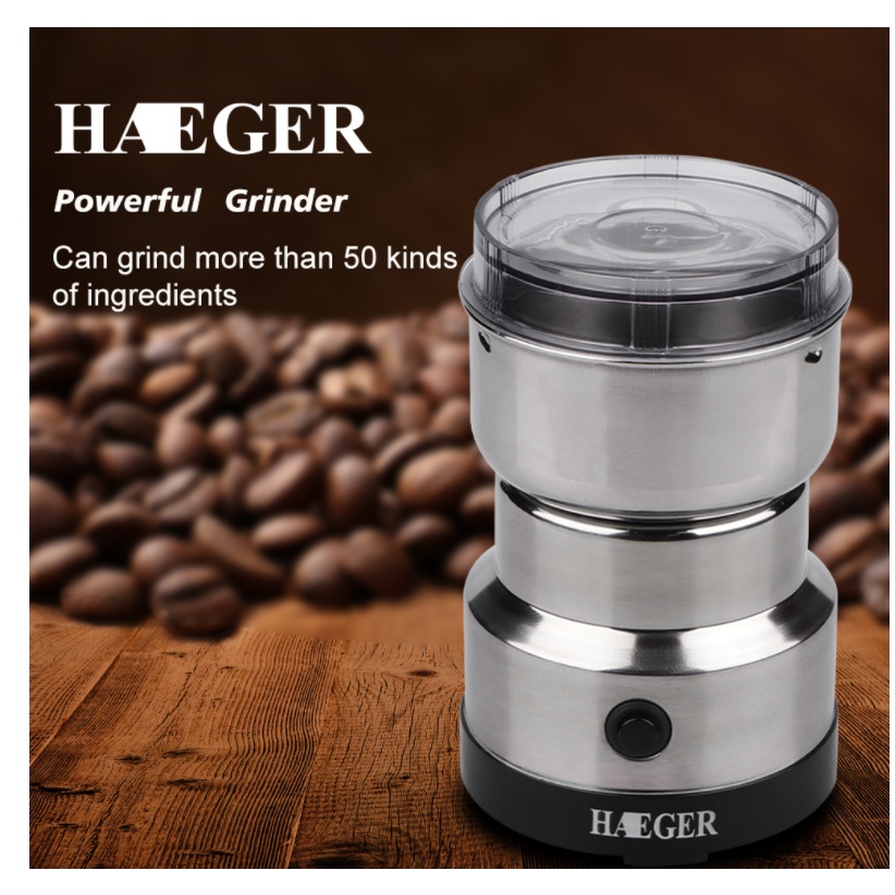 Máy xay hạt bằng điện HAEGER cao cấp