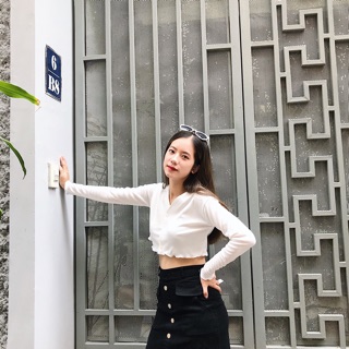 Croptop dài tay
