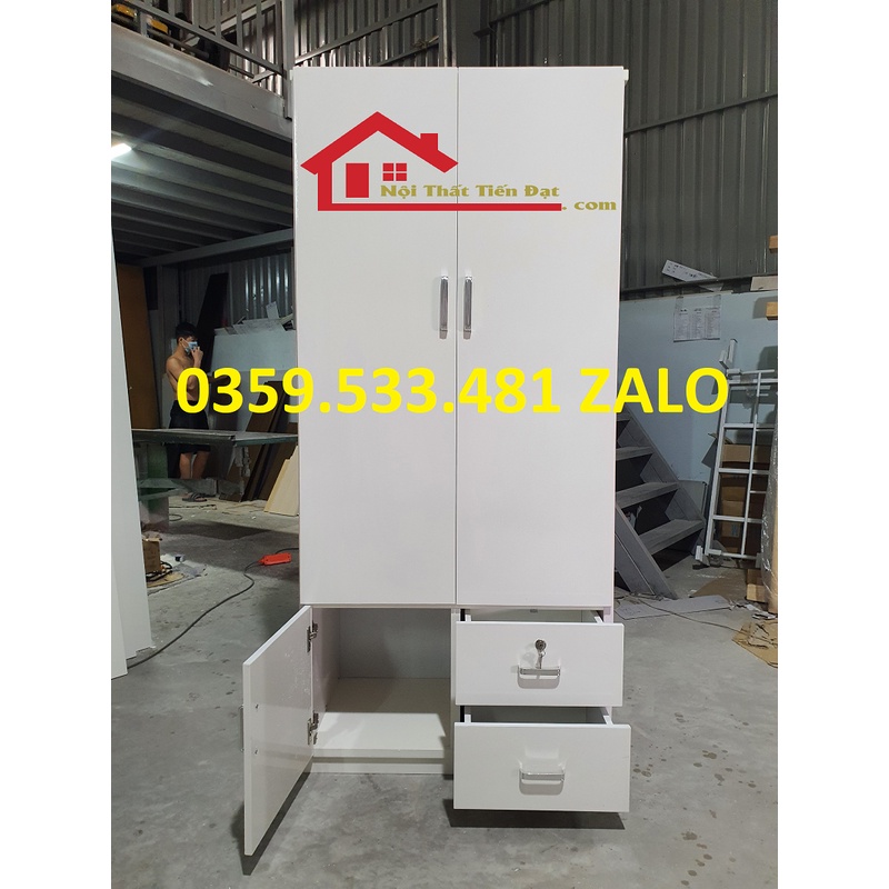 Tủ 2 cánh siêu xinh mini nhựa Đài Loan 1M6,1M8 x 84CM giá xưởng