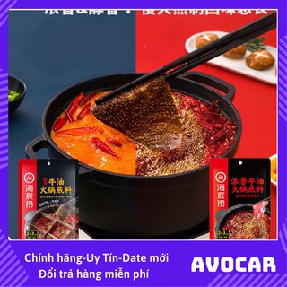 Combo *Cốt lẩu haidilao Tứ Xuyên Cay Nồng + Sốt Chấm tùy chọn