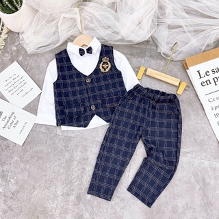 sét bộ công tử 3 chi tiết tặng kèm nơ 9- 28kg