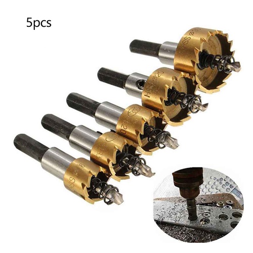 Set 5 mũi khoan ADIEEPEN HSS lỗ 16-30mm có cờ lê chuyên dụng
