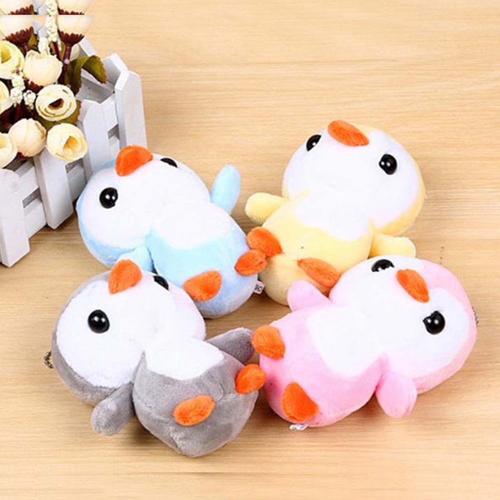 Móc Khóa Hình Chim Cánh Cụt Nhồi Bông Dễ Thương
