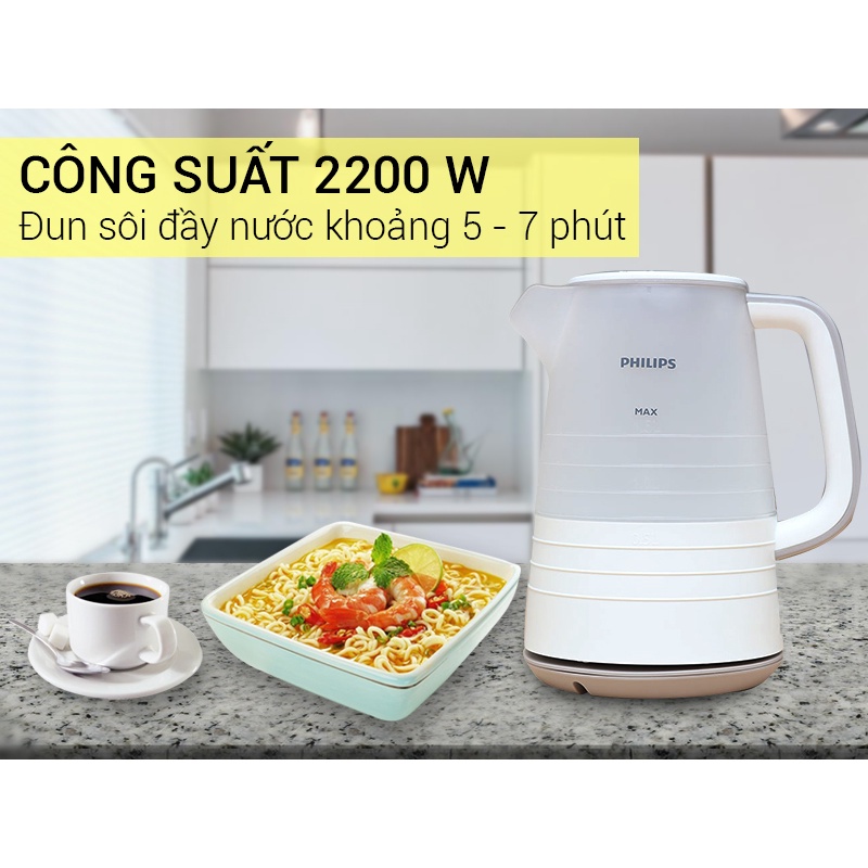 Bình ấm đun siêu tốc Philips HD9334