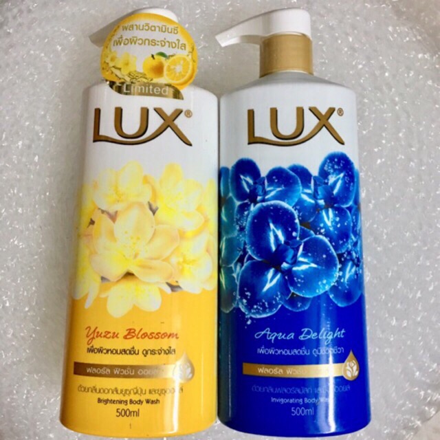 Sữa tắm Lux dưỡng trắng da chai đơn có mã vạch chuẩn Thái 500ml