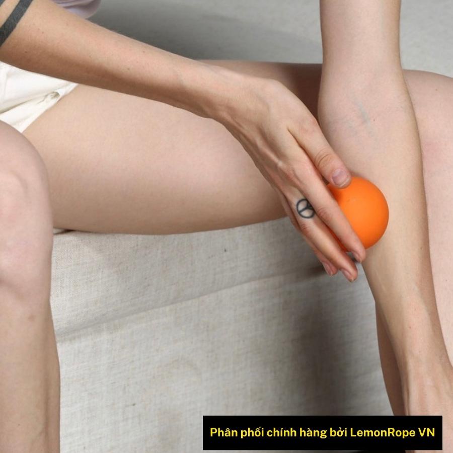 Bóng Cao Su Giãn Cơ KSONE, Bóng Massage giãn cơ trị liệu, phục hồi chấn thương - Cao su đặc - LemonRope