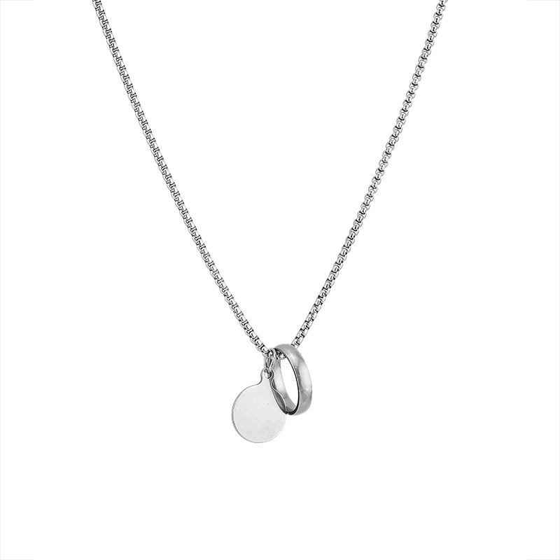 vòng cổ Thép Titan Phong Cách Hiphop Đường Phố Cá Tính