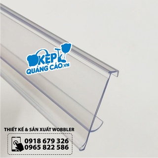 Nẹp chữ C - Nẹp kệ siêu thị, Nẹp móc chữ C - Dài 1,2m