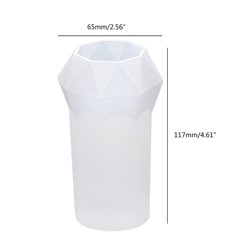 Khuôn Silicone Hình Kim Cương Làm Nến Trang Sức Thủ Công DIY