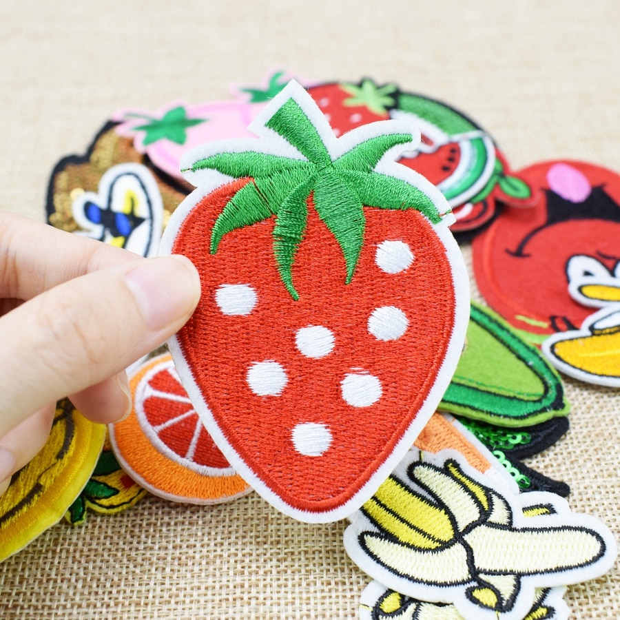 Set 10 Miếng Dán Ủi Quần Áo Hình Trái Cây Dễ Thương