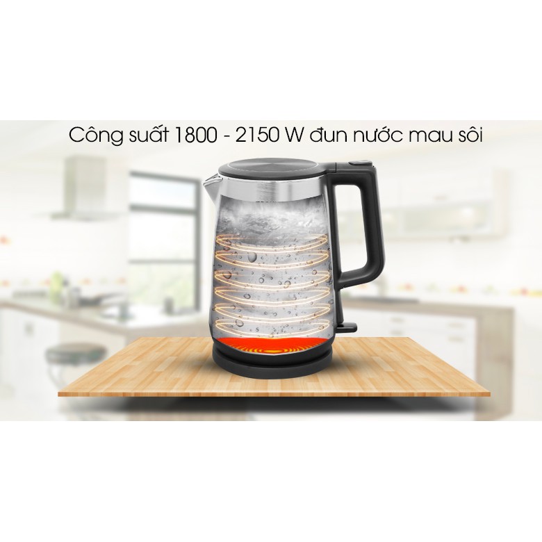 Bình đun siêu tốc Toshiba 1.7 lít KT-17DR1NV