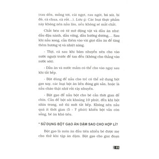 Thực Đơn Cho Bé - Các Món Bột