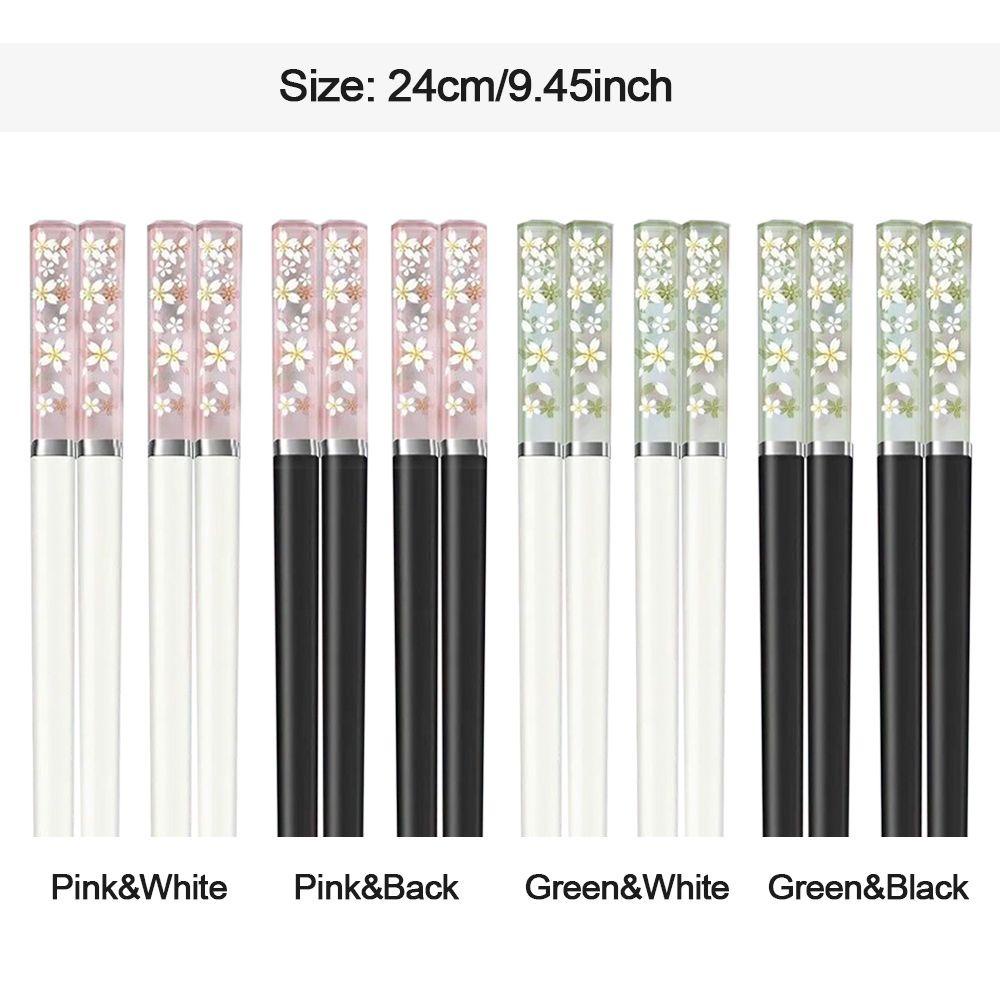 1 5 Đôi Đũa Chống Trượt Kháng Khuẩn Phong Cách Nhật Bản