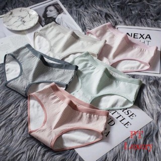 Quần lót cotton kẻ co giãn 4 chiều
