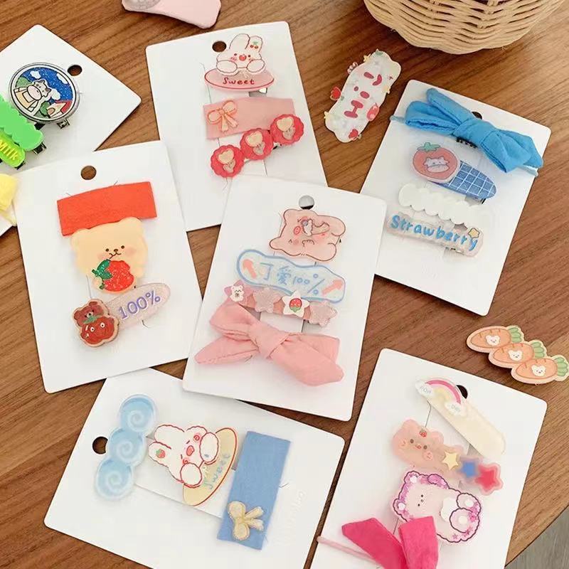 Kẹp Tóc Bb 2021 Họa Tiết Hoạt Hình Dễ Thương Cho Bé Gái Mới