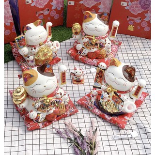 Mèo thần tài , mèo vẫy tay may mắn maneki neko  các mẫu size đại