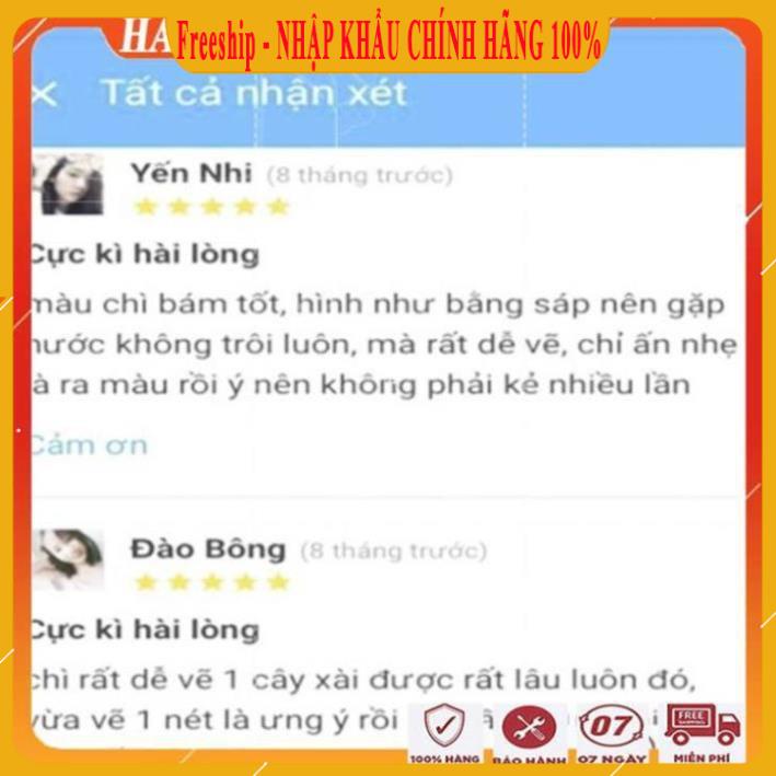 [ FreeShip - HÀNG CHÍNH HÃNG ] Chì kẻ mày 3D 2 đầu siêu đẹp, siêu mịn/ Bút kẻ lông mày chính hãng golden rose