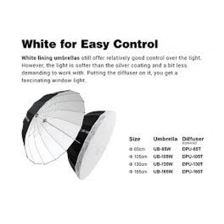 Dù hắt sáng sâu white parabolic UB-165W