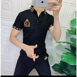 Áo phông nam thêu DG LV ( hàng có sẵn-ảnh thật)
