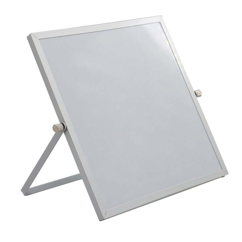 Bảng Trắng Từ Tính Hai Mặt 10 "X10" Để Bàn Kèm Giá Đỡ Cho Học Sinh / Văn Phòng