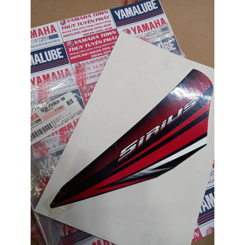 Tem 62 (xe đen 1121) SIRIUS chính hãng yamaha
