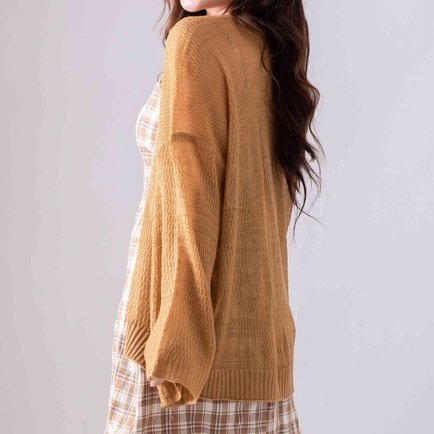 Áo len cardigan khoác ngoài dệt kim dài tay kiểu mới Juka Shop