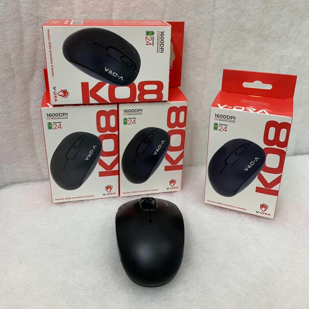 Chuột Không Dây Vinagear K08 Chính Hãng, Bảo Hành 1 Năm Lỗi ĐỔI MỚI