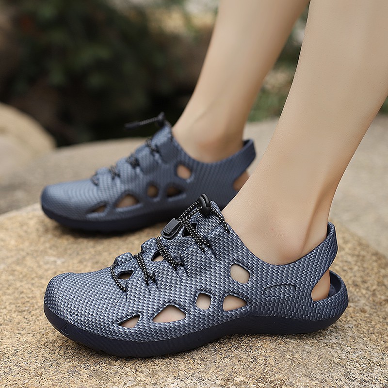 Giày Lười Phối Lỗ Thời Trang Mùa Hè Cho Nam