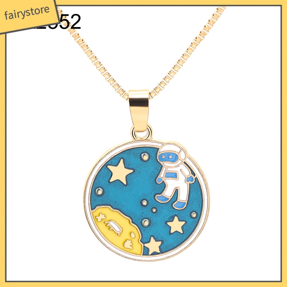 Vòng Cổ Mặt Hình Trăng Sao Xinh Xắn Cho Nữ