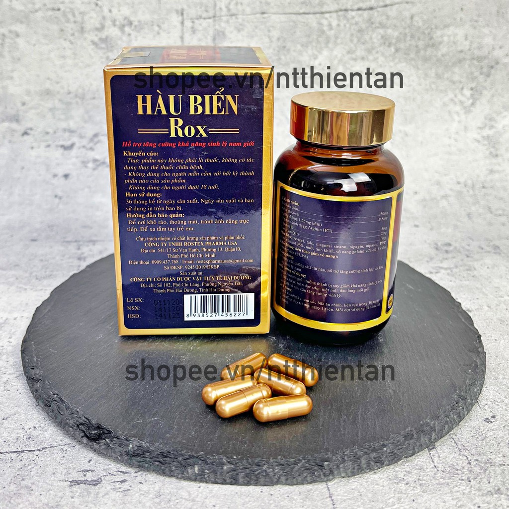 Tinh Chất Hàu Biển ROX tăng cường sinh lý, giảm xuất tinh sớm - Hộp 30 viên