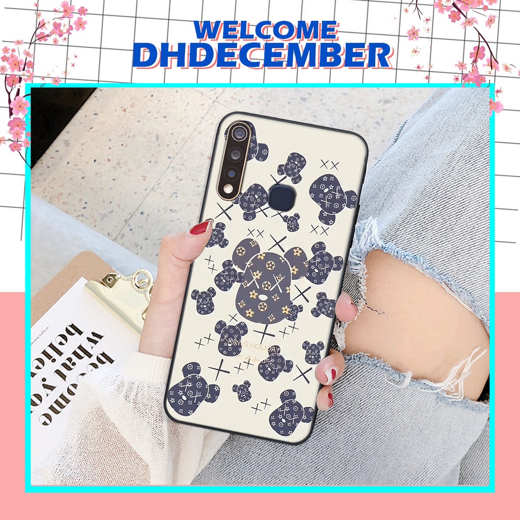 Ốp lưng Vivo Y19 in hình K@ws, Cool Be@r SIÊU NGẦU