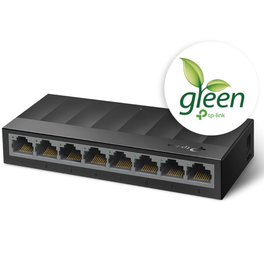 Bộ Chia Mạng Switch TPLink LS1008G 8 Port Tốc Độ Gigabit 10/100/1000Mbps vỏ nhựa , Hàng Chính Hãng