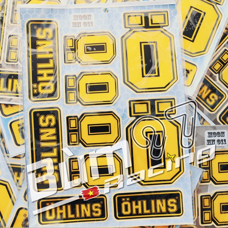 Vỉ Tem Ohlins Nổi phản quang