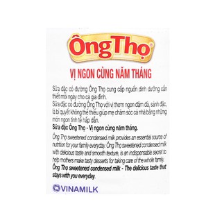 Sữa Đặc Có Đường Ông Thọ Đỏ Lon 380g