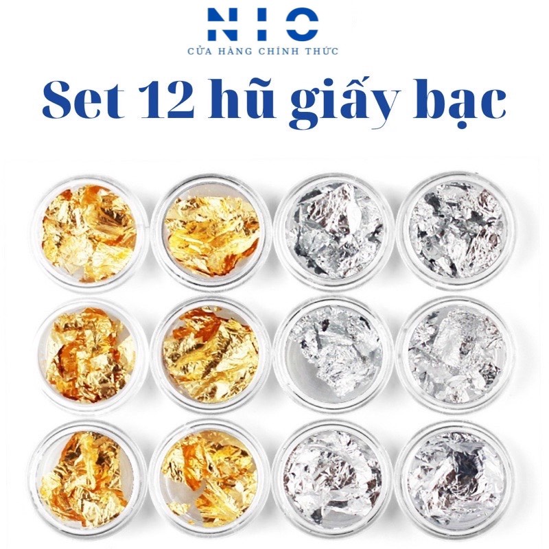 Nhũ Giấy nhũ vàng Bạc