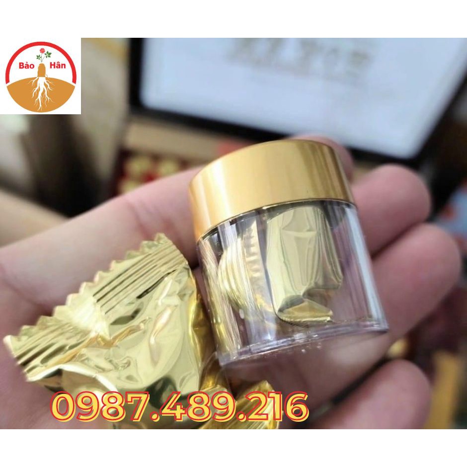 [ Hàng Mới Về] An Cung Ngưu Hoàng Hoàn Hộp Gỗ Jangsoo Hwan Hàn Quốc hộp 60 viên x 3,75 gram