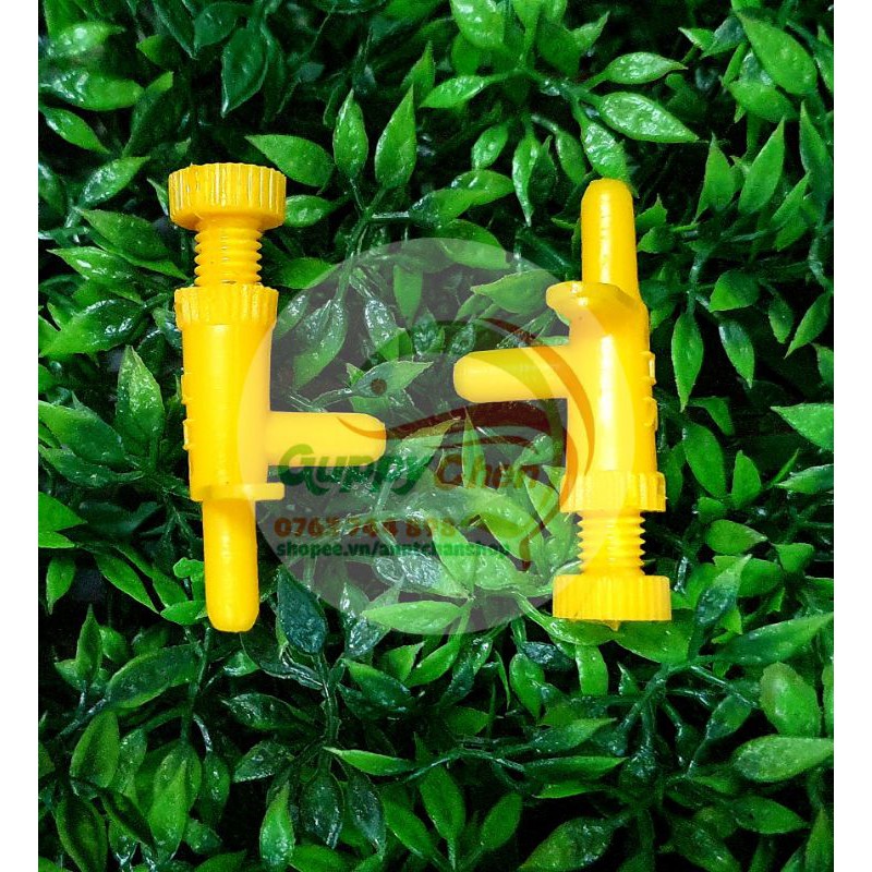 [Siêu rẻ] - Van tăng chỉnh oxi nhỏ giọt hình L cho hồ cá