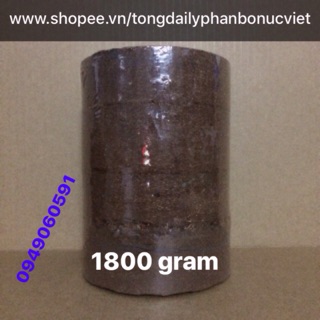 Viên nén mụn xơ dừa bánh lớn, đất xơ dừa nén viên dùng trồng rau, trộn đất trồng cây - lốc 4 viên