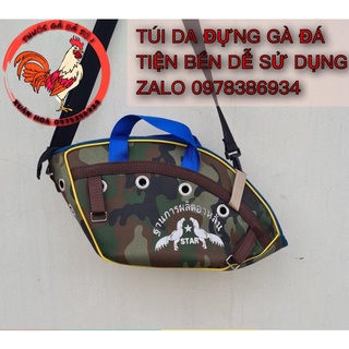 Giỏ da đựng gà đá thẩm mĩ đẹp tiện lợi lại thoáng khí dễ dàng sử dụng