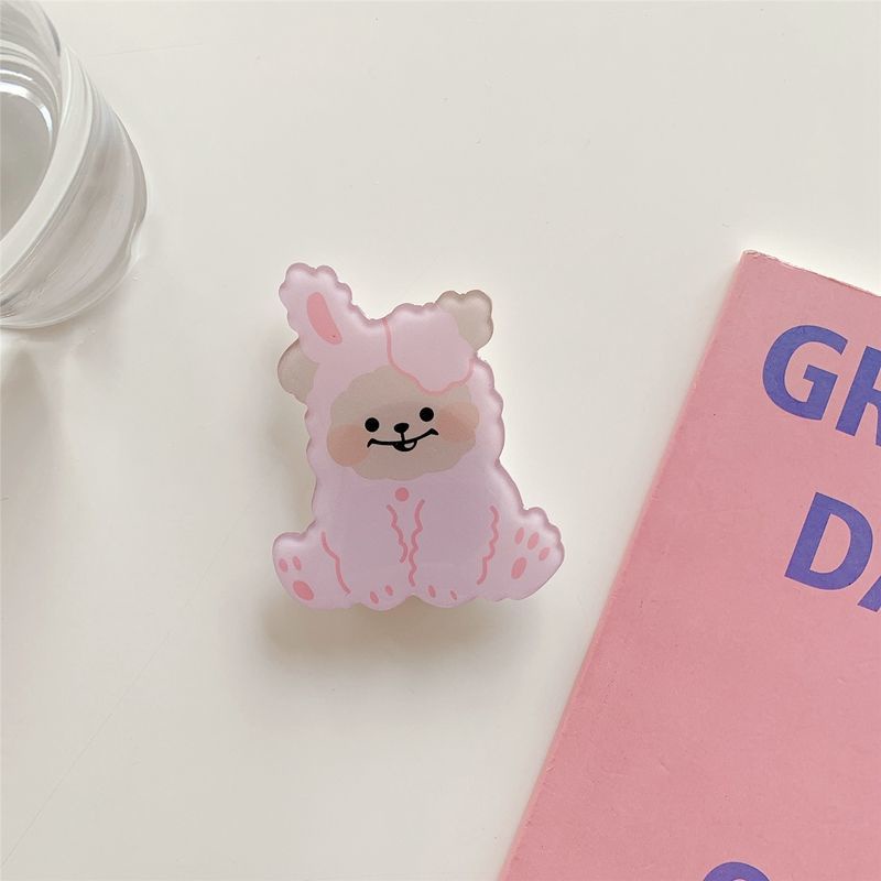 Giá Đỡ Điện Thoại Bằng Acrylic Hình Chú Cún Đáng Yêu