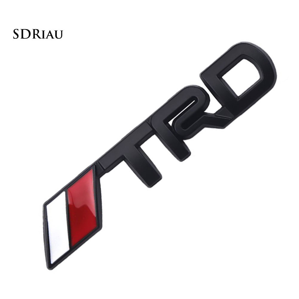Sticker Kim Loại Trang Trí Xe Hơi Toyota Thiết Kế Chữ Trd 3d Đẹp Mắt