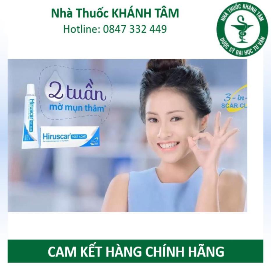 ! Gel làm mờ sẹo mụn và thâm mụn Hiruscar Post Acne [Hirusca, post acnes] ! !