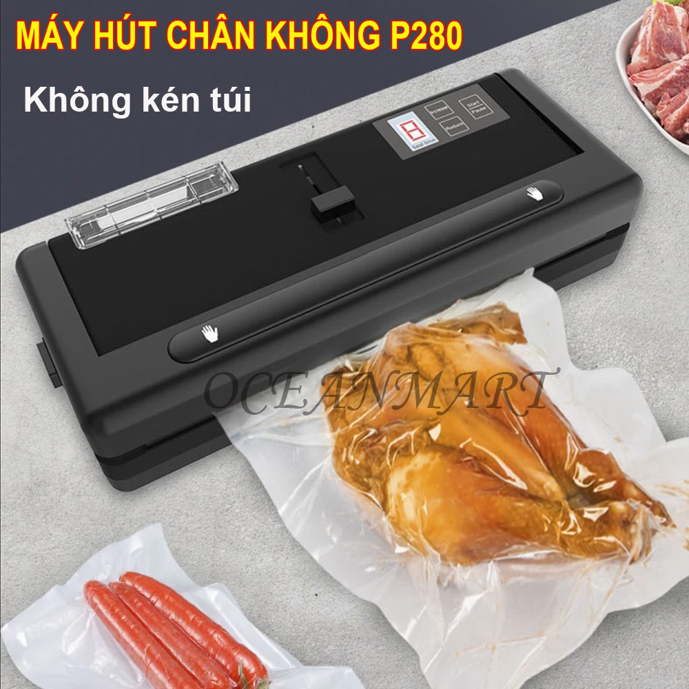 Máy hút chân không, Máy Hút Chân Không P280, KHÔNG KÉN TÚI, CHẤT LIỆU CAO CẤP, HÚT HẾT 99% KHÔNG KHÍ- BẢO HÀNH 1 ĐỔI 1