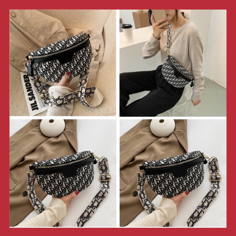 túi bao tử đeo chéo đeo bụng siêu tiện lợi Mã N0402