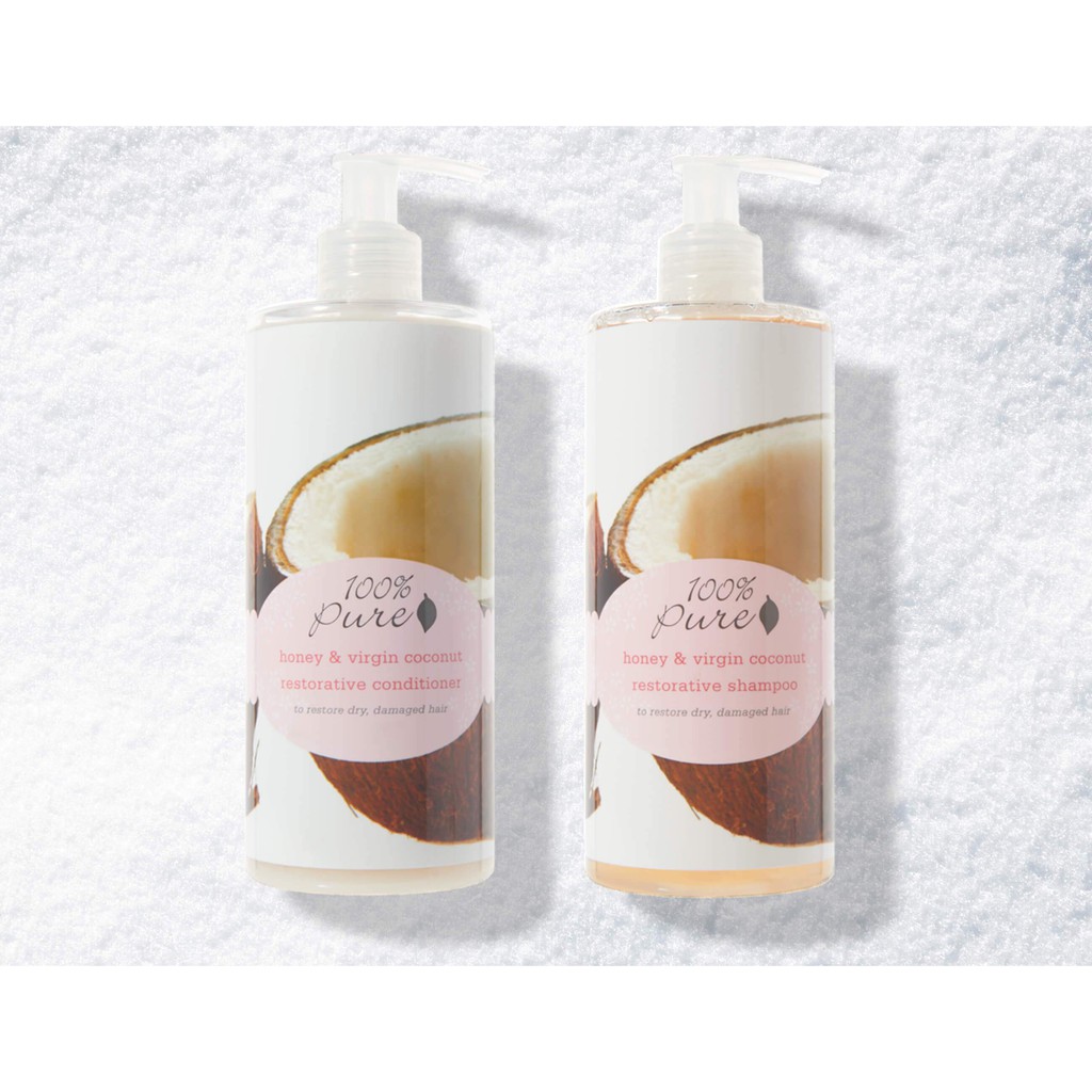 [Meoheo] Dầu gội/xả dừa mật ong Honey and Virgin Coconut Shampoo/Conditioner 100% Pure