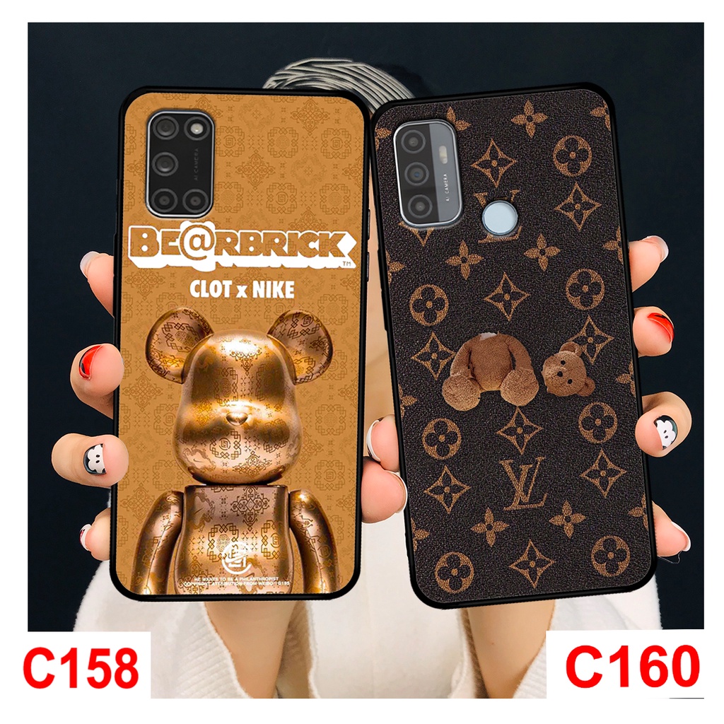Ốp lưng Oppo A52 - A92 - A53 in hình gấu bearbrick thời trang cao cấp. ốp oppo rẻ bền đẹp.
