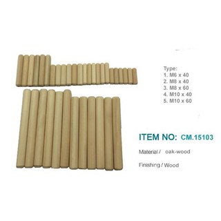 CHỐT GỖ TRÒN LOẠI 1 GHÉP MỘNG (ĐÓNG TÚI 500GR)