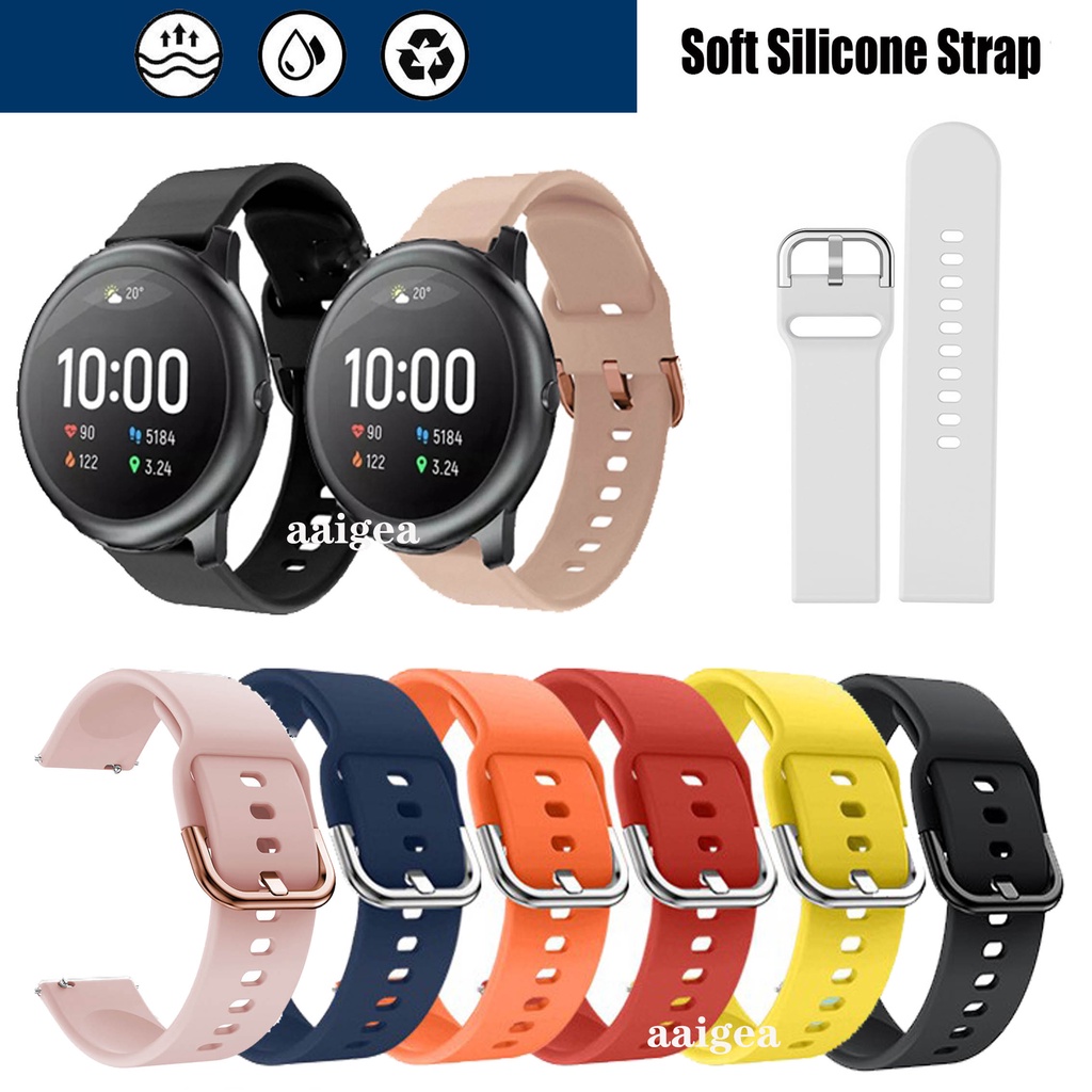 HAYLOU Dây Đeo Silicon Mềm Cho Đồng Hồ Thông Minh Xiaomi Haylou Solar LS05 / RT LS05S /RS3 LS04