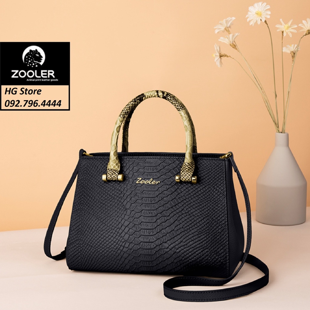 Túi Xách Nữ Hàn Quốc Da Bò Italy Cao Cấp(Da Thật  100%) Zooler FullBox ZL022 Size 26cm Làm Quà Tặng, Sinh Nhật, Quà Biếu